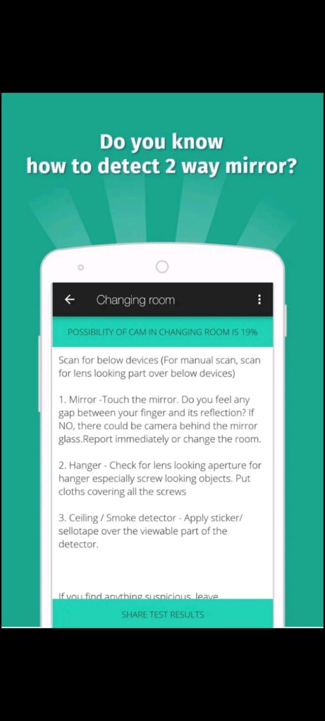 Hidden Camera Detector