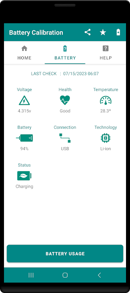 تطبيق Battery Help