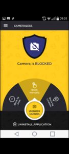 تطبيق Camera Blocker