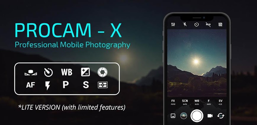 ProCam X – Lite: كاميرا احترافية في جيبك لتصوير لا مثيل له 📸✨