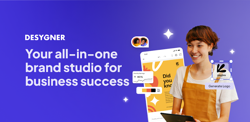 تطبيق Desygner: حوّل أفكارك إلى تصاميم احترافية في دقائق